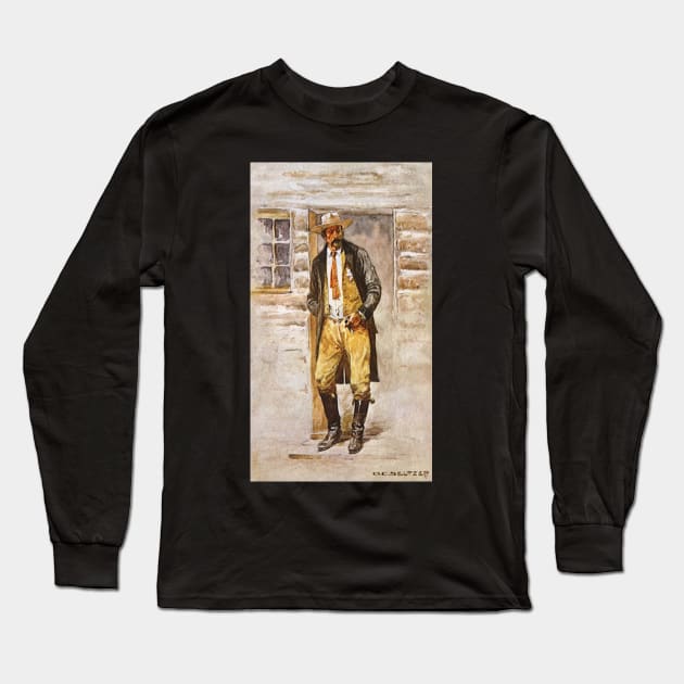 Sheriff by Olaf Seltzer Long Sleeve T-Shirt by MasterpieceCafe